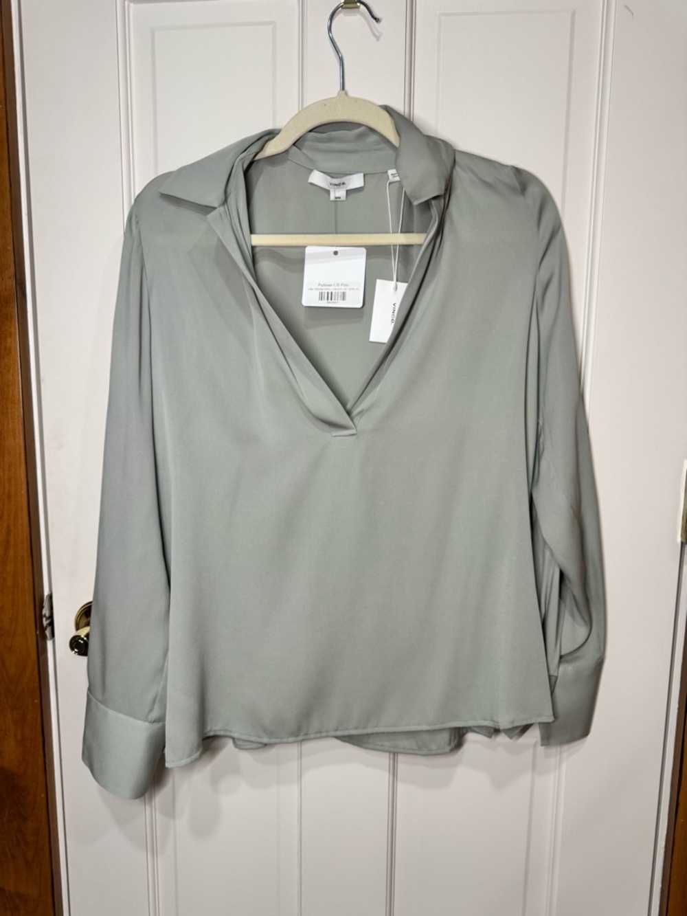 Vince Silk Pullover Blouse NWT Medium